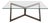 Rebis Iron Table with Crystal Top by Nato Frascà, Italy, 1970s For Sale