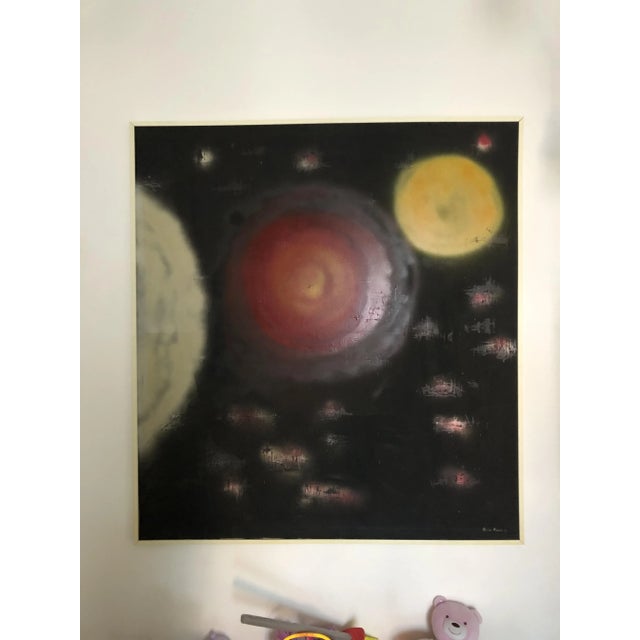 Painting by Pietro Minoia, 1970s For Sale - Image 9 of 10