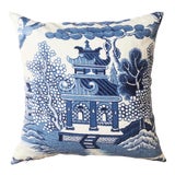 Image of Lee Jofa Willow Chinoiserie Pillow For Sale