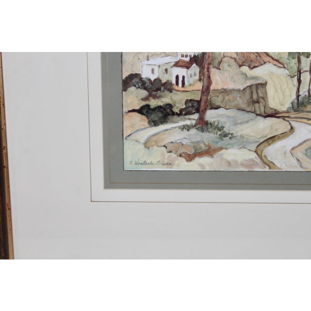 Impressionist Late 20th Century Charlene Winterle Olson Impressionist Landscape For Sale - Image 3 of 8