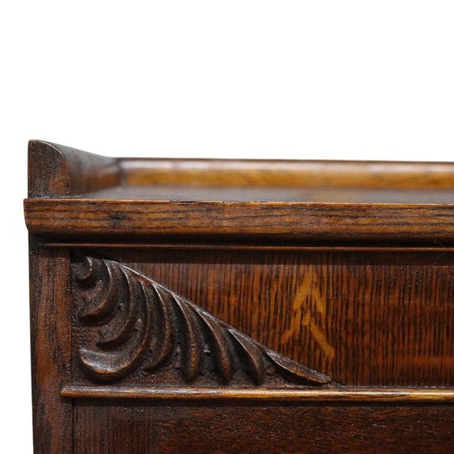 Arts & Crafts Arts & Crafts Mission Style Oak 2-Door Bookcase With Original Finish C1920 For Sale - Image 3 of 8