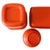 Vintage Orange Rust-Brown Food Storage Containers from Tupperware, 1970s, Set of 6 For Sale - Image 10 of 11