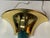 Karl Springer 1980s Karl Springer Purcell Brass + Aqua Glass Sconces, Pair For Sale - Image 4 of 12