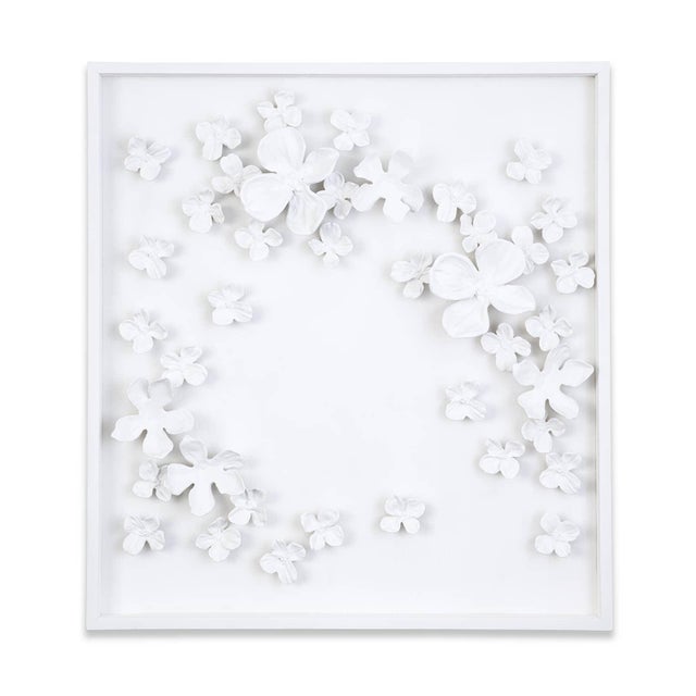 White Regina Andrew Dogwood Resin Wall Art - Bouquet I For Sale - Image 8 of 8