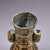 Metal Bronze Vase With Gold Inlay, Archaic Style Arrow Ear Hu Vessel, Chinoiserie Tabletop Bronze Decor For Sale - Image 7 of 10