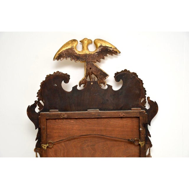 Large Antique Georgian Parcel Gilt Mirror, 1800s For Sale - Image 10 of 11