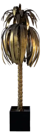 Tall Palm Tree Floor Lamp from Maison Jansen, 1960s