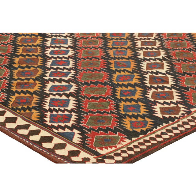Vintage Kilim With Tribal Geometric Patterns, From Rug & Kilim For Sale In New York - Image 6 of 7