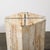 Sophisticated Mid-Century Modernist Crosslight Illuminating Travertine Pedestal For Sale - Image 13 of 14