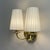 Brass & Cream Fabric Wall Light, Sweden, 1940s For Sale - Image 13 of 15