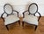 Textile Set of 8 Attributed to Barbara Barry for Baker Dining Chairs For Sale - Image 7 of 12
