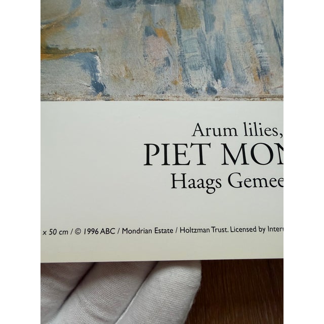 Paper Piet Mondrian (1872-1944), Aronskelken, Ca. 1917, Copyright 1996 ABC/Mondrian Estate...Printed in Holland #831 For Sale - Image 7 of 12