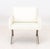 B & B Italia "Theo 3D" White Leather Upholstered &nbsp;Lounge Chair, on chrome-plated frame, designed by Vincent van...