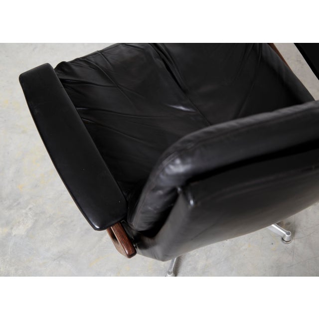 Black King Chair by André Vandenbrouck for Strässle For Sale - Image 8 of 18