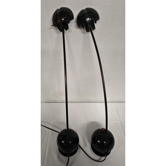 Vintage Space Age Table Lamps by Valenti Alina for Valenti Luce, 1970s, Set of 2 For Sale - Image 12 of 18