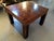 A set of two nesting tables made by Don Shoemaker for Señal, Mexico, circa 1960s. Heavy cubist construction with...