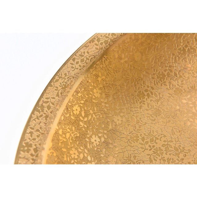 Gold Gold Decorated Serving Bowls - A Pair For Sale - Image 8 of 11