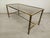 Vintage Gold Brass Coffee Table, 1950s, in Good conditions. Designed 1950 to 1959