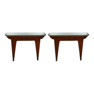 1950s Pair of Italian Modern Console Tables After Gio Ponti
