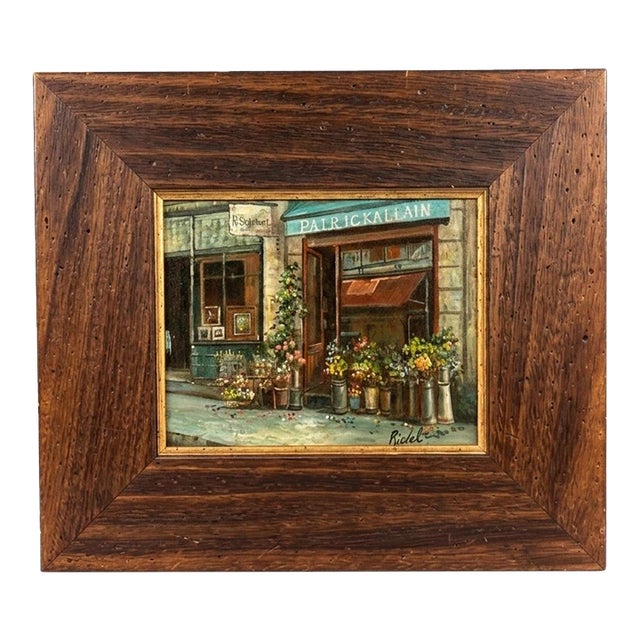 Framed Oil Painting by Patrick Allain For Sale