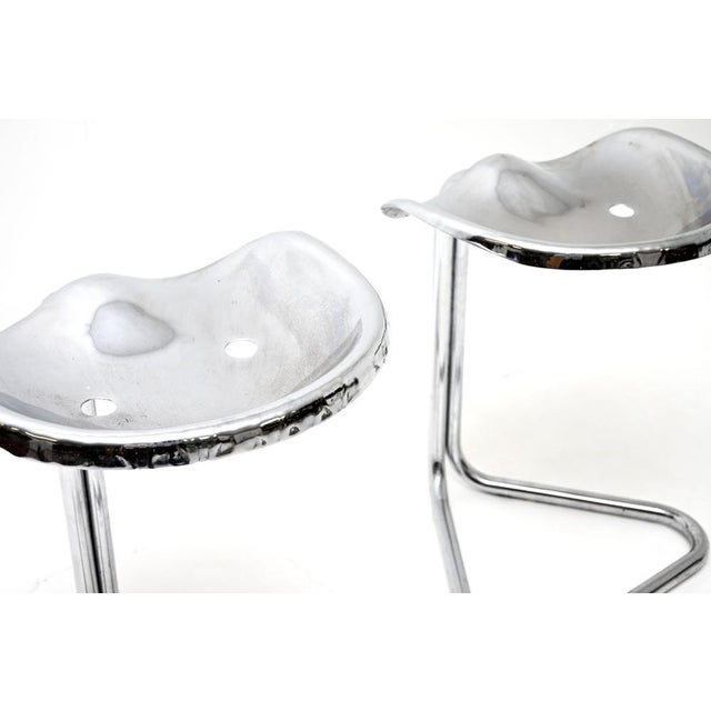 Vintage Tractor Stools by Rodney Kinsman for OMK, 1960s, Set of 2 For Sale - Image 6 of 13