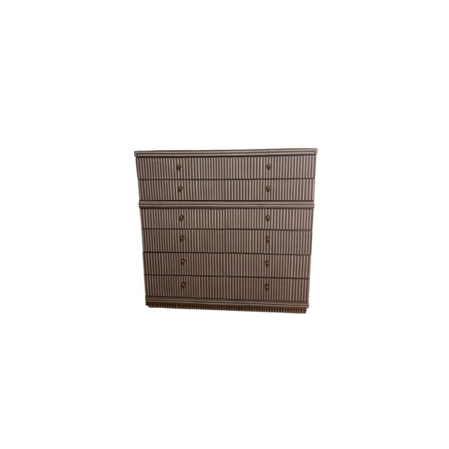 One-of-a-kind fully refinished dresser with a high-end designer look. This piece has been completely transformed with a...