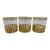 Vintage Culver Antigua 22k Gold Lowball Glasses Set of 3 For Sale