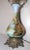 19th Century Large Antique Hand Painted Porcelain Bronze Crystal Electrified Oil Table Lamp For Sale - Image 5 of 12
