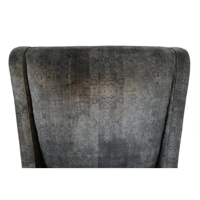 Wood Marco Slate Accent Chair For Sale - Image 7 of 9