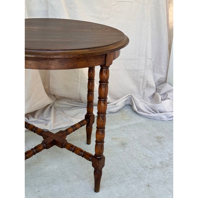English Bobbin Twist Side Table For Sale - Image 4 of 9