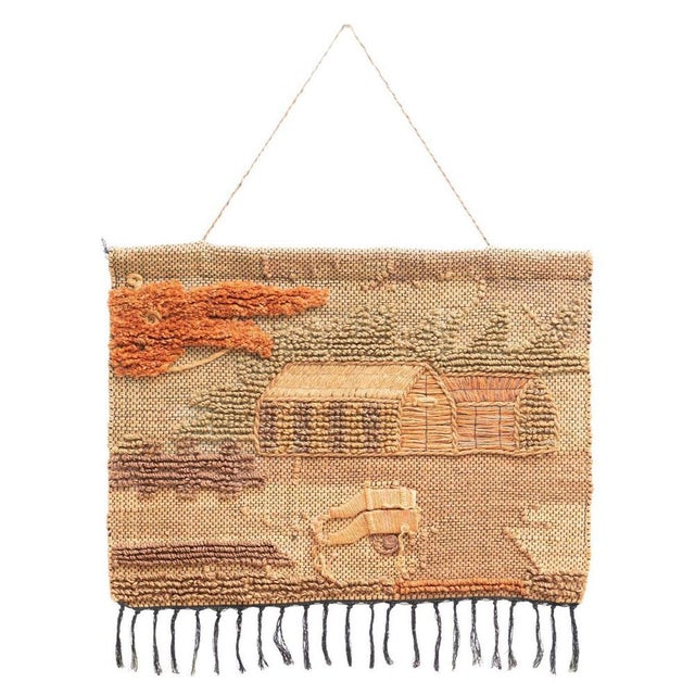 Spanish Hand Knotted Wool Tapestry, 1960s For Sale - Image 16 of 16