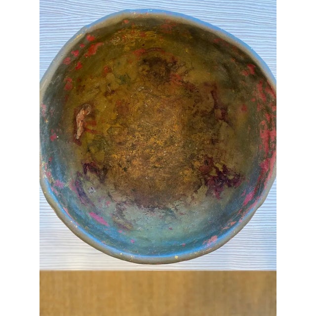 Organic Pottery Bowl For Sale - Image 4 of 9