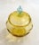 Antique Candy Dish in 2-Tone Blown Glass, 1890s For Sale - Image 3 of 11