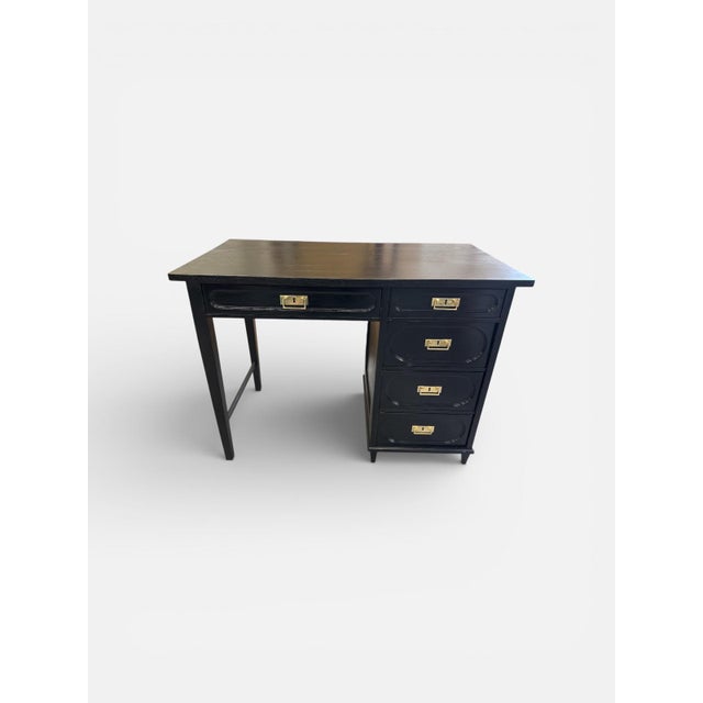 Art Nouveau Black Ladies Writing Desk, 1910s For Sale - Image 5 of 5