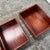 Vintage Red Finish Wood Nesting Tray Boxes, Set of Four For Sale - Image 11 of 12