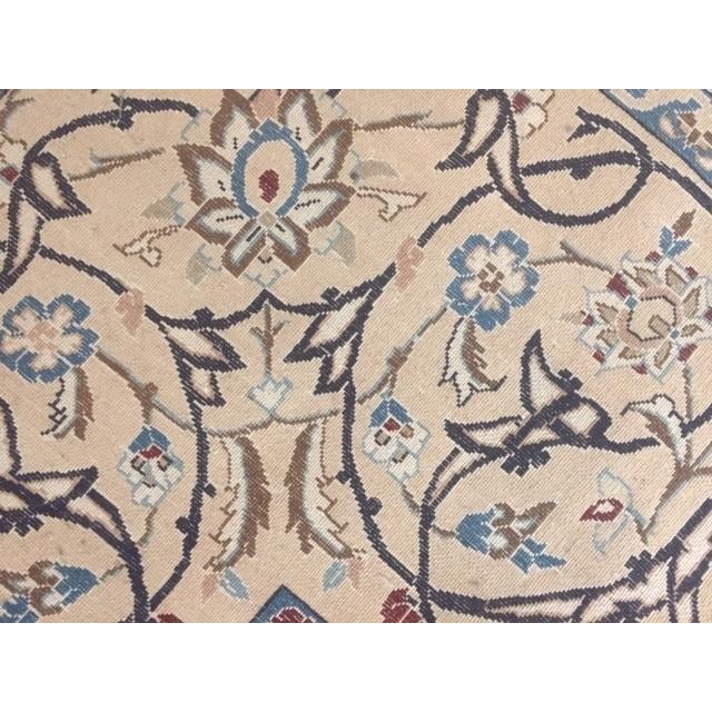 1970s Persian Nain Palace Carpet, 13'9" X 20'8" For Sale - Image 9 of 10