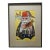 Jovan Obican "Man Holding Bird" c.1965 Folk Art Painting For Sale