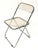 Clear Acrylic Glass Plia Folding Chairs by Giancarlo Piretti for Anonima Castelli, 1970, Set of 4 For Sale - Image 10 of 17