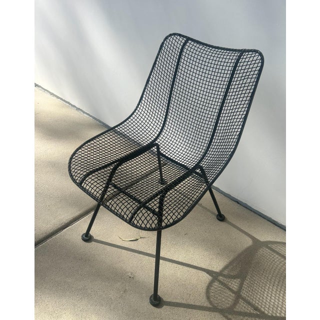 1950s Attributed to Russell Woodard Sculptura Metal Dining Chairs, 8 Pieces For Sale In Palm Springs - Image 6 of 12