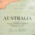 1950s Vintage Australia Wall Map by W. & A.K. Johnston, 1950s For Sale - Image 5 of 10