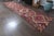 1970s Vintage Handmade Wool Cotton Red Runner Rug For Sale In San Francisco - Image 6 of 11