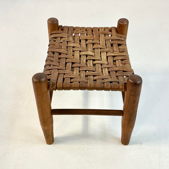 1930s Vintage French Country Rustic European Split Flat Rattan Reed ...