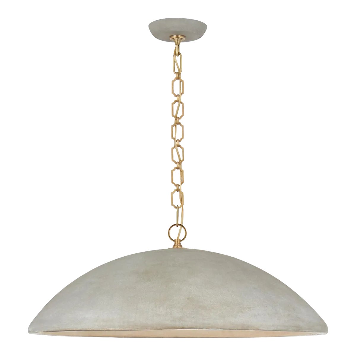Suzanne Kasler for Visual Comfort Signature Elliot Large Pendant in Portland Gray