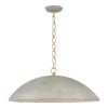 Suzanne Kasler for Visual Comfort Signature Elliot Large Pendant in Portland Gray