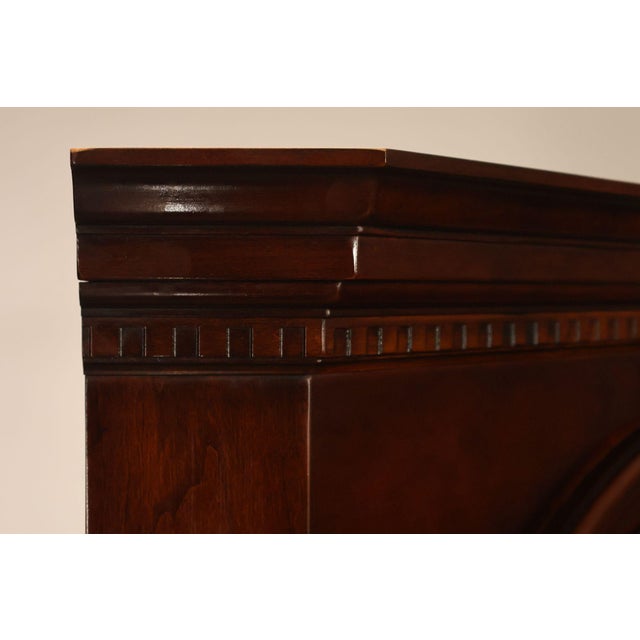 Statton Georgian Style Old Towne Cherry Corner Cabinet For Sale - Image 12 of 18