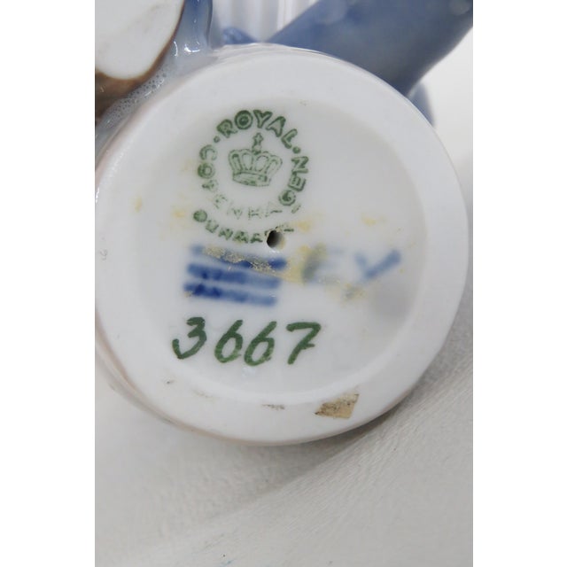 Ceramic Royal Copenhagen Boy With Accordion Figurine 4587b For Sale - Image 7 of 11