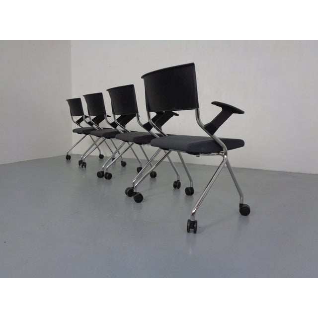 Flip Flap Office Armchairs from Sedus Stoll, Germany, 2014, Set of 4 For Sale - Image 4 of 16