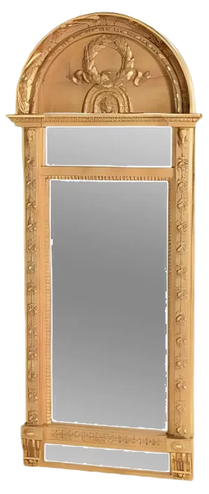 Swedish Gustavian Pine Mirror from Johann Martin Berg