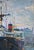 Realism Original Seascape Oil Painting, Ukrainian Artist, 1967 48-34 For Sale - Image 3 of 6