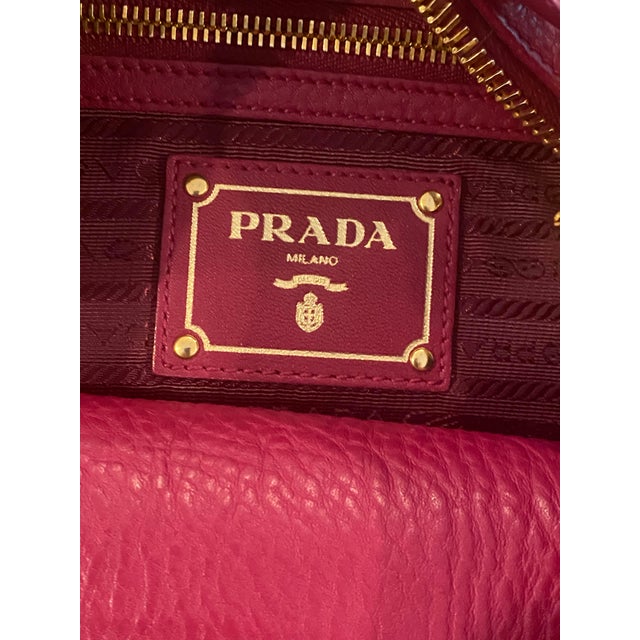 Late 20th Century Late 20th Century Prada Leather Tote For Sale - Image 5 of 6